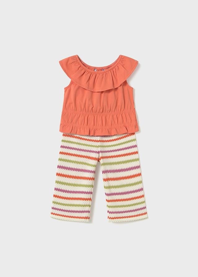 Mayoral Kız Bebek Pantolon Tshirt Set