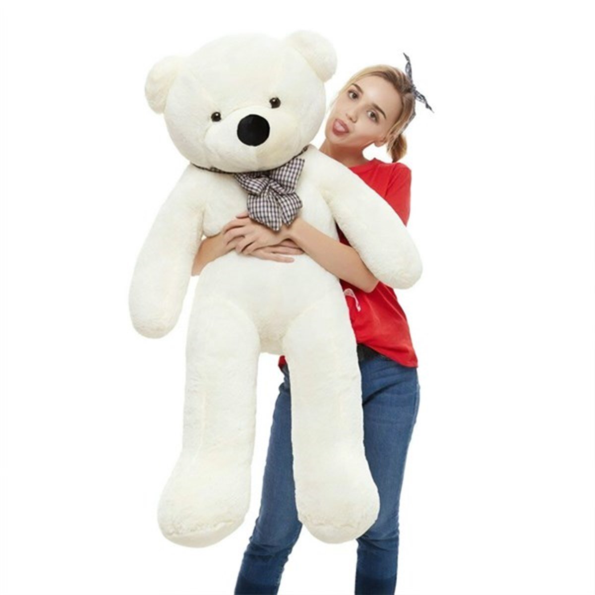 140cm Beyaz Peluş Ayı