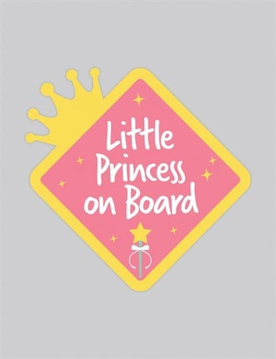 Baluna Araba Etiketi - Little Princess on Board