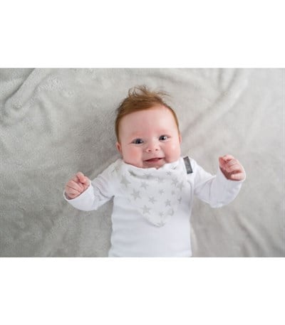 Cheeky Chompers Muslin Neckerbib Stars & Hippo