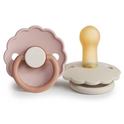 FRIGG Daisy İkili Kauçuk Emzik - Biscuit / Cream