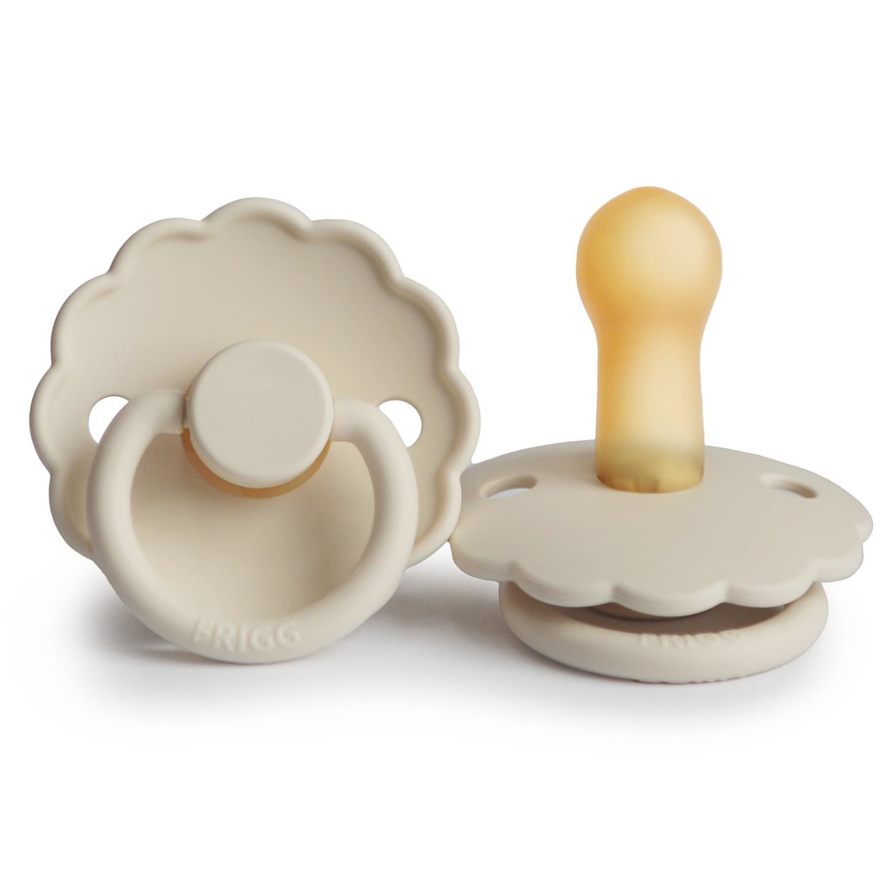 FRIGG Daisy Kauçuk Emzik - Cream 6-18 Ay