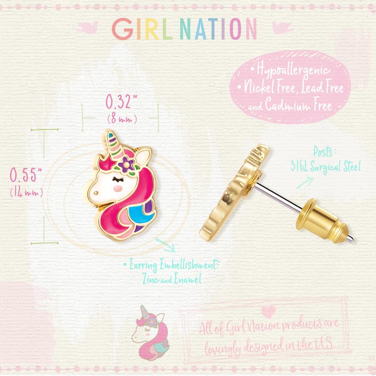 Girl Nation - Küpe - Unicorn Dreams