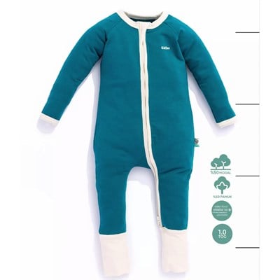 Kidzee Z-Suit Patikli Uzun Tulum (1.0 Tog) - Forest