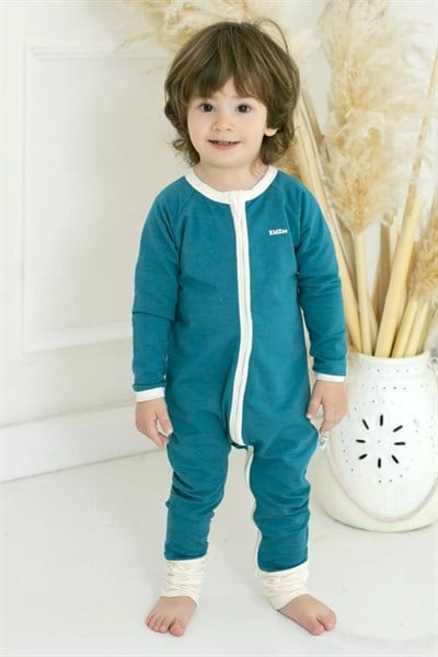 Kidzee Z-Suit Patikli Uzun Tulum (1.0 Tog) - Forest