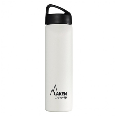 Laken Çelik Klasik Termos Şişe 0,75 L - Beyaz