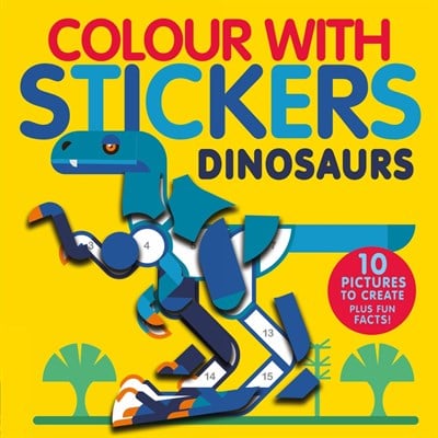 Little Tiger Colour With Stickers: Dinosaurs