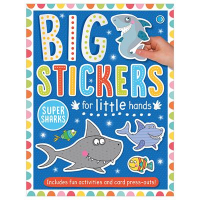 Make Believe Ideas Big Stickers for Little Hands Super Sharks