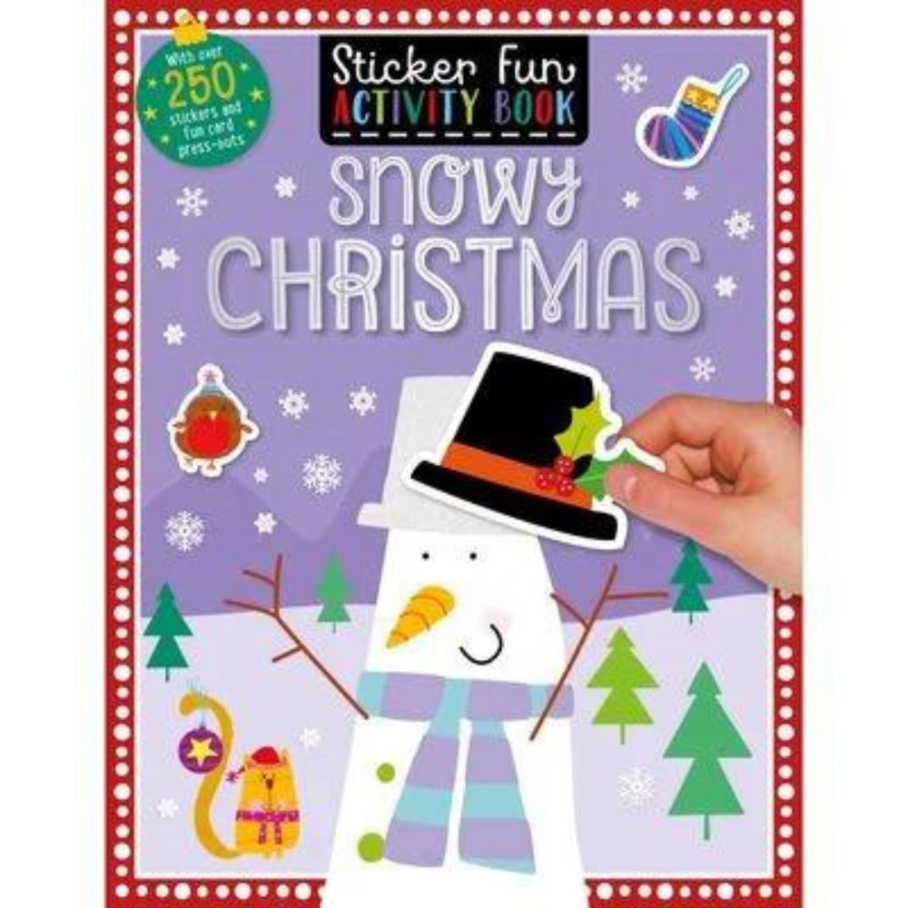Make Believe Ideas Sticker Fun Colouring Book - Snowy Christmas