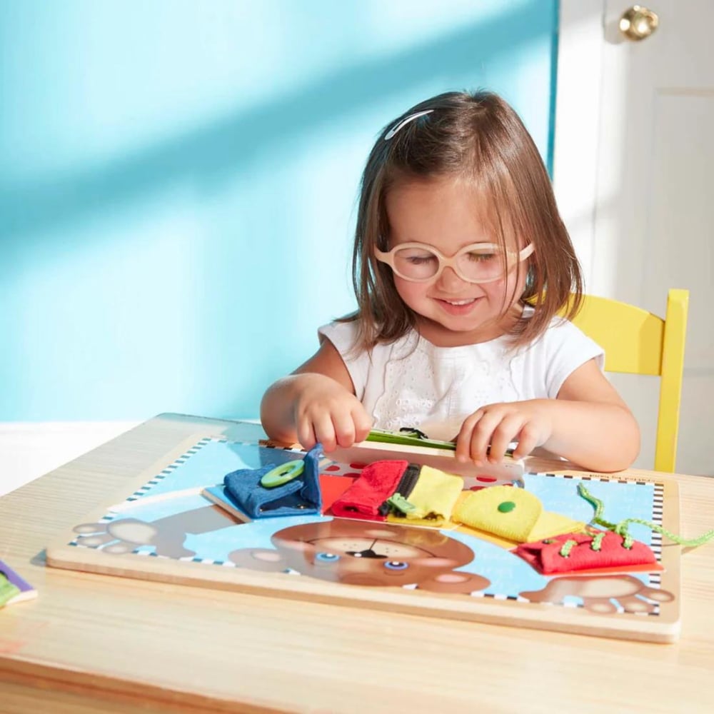Melissa - Doug Ahşap Temel Beceri Geliştirme Tahtası