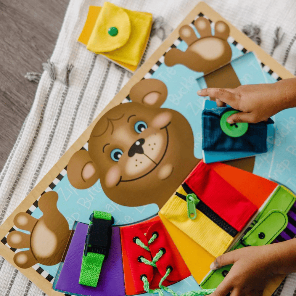 Melissa - Doug Ahşap Temel Beceri Geliştirme Tahtası