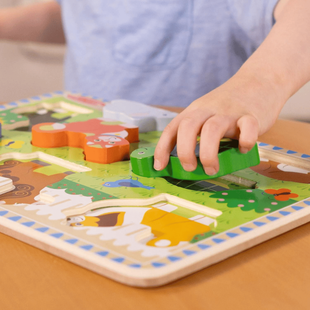 Melissa - Doug Ahşap Tombul Yapboz - Evcil Hayvanlar