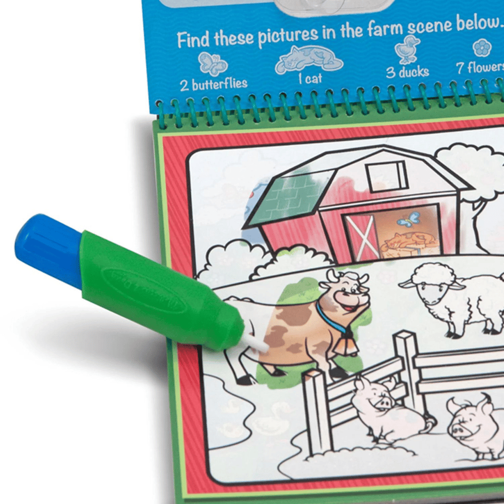 Melissa - Doug Water Wow! Su ile Boyama Kitabı - Hayvanlar