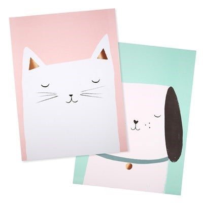 Meri Meri Poster - Kedi & Köpek