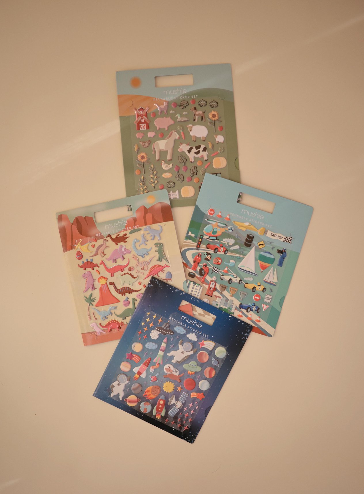 Mushie Sticker Seti - Yarış Arabaları