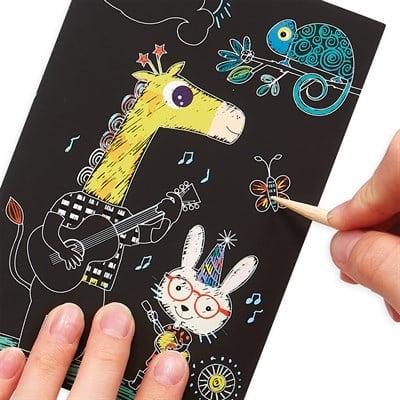 Ooly Mini Scratch & Scribble - Safari Party