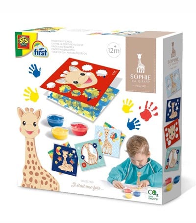 Ses Creative Sophie La Girafe - Parmak Boyası Kartları