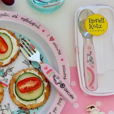 Tyrrell Katz Kutulu Çatal Kaşık Seti - Unicorn