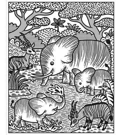 Usborne Jungle Magic Painting Book