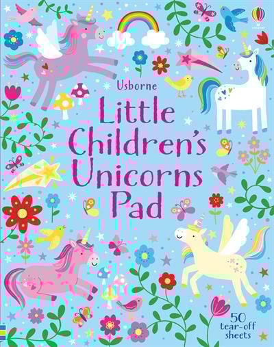 Usborne Little Children's Unicorns Pad