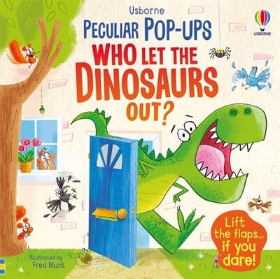 Usborne Pop-Up Who Let The Dinosaurs Out?