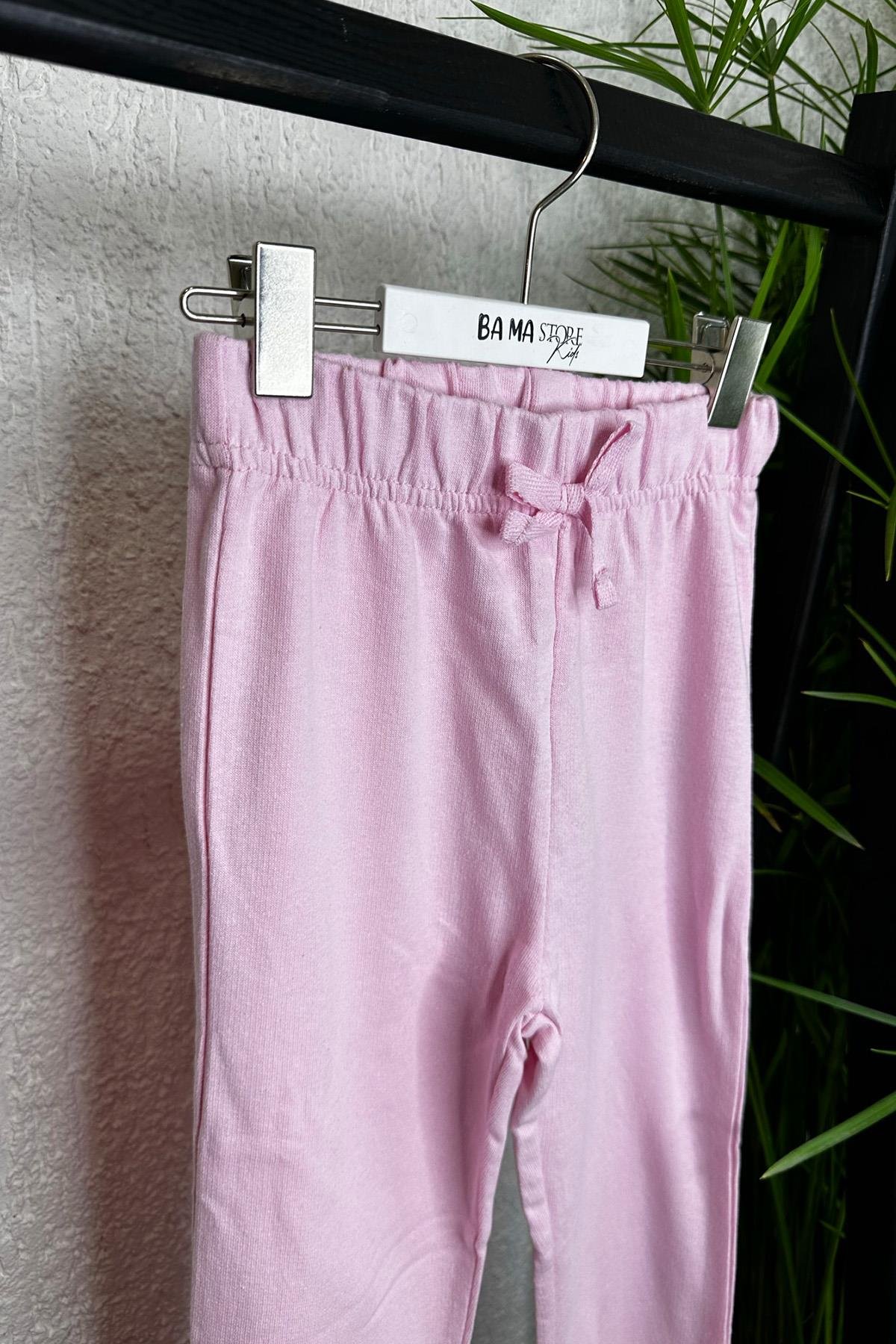 Alt Eşofman Açık Pembe