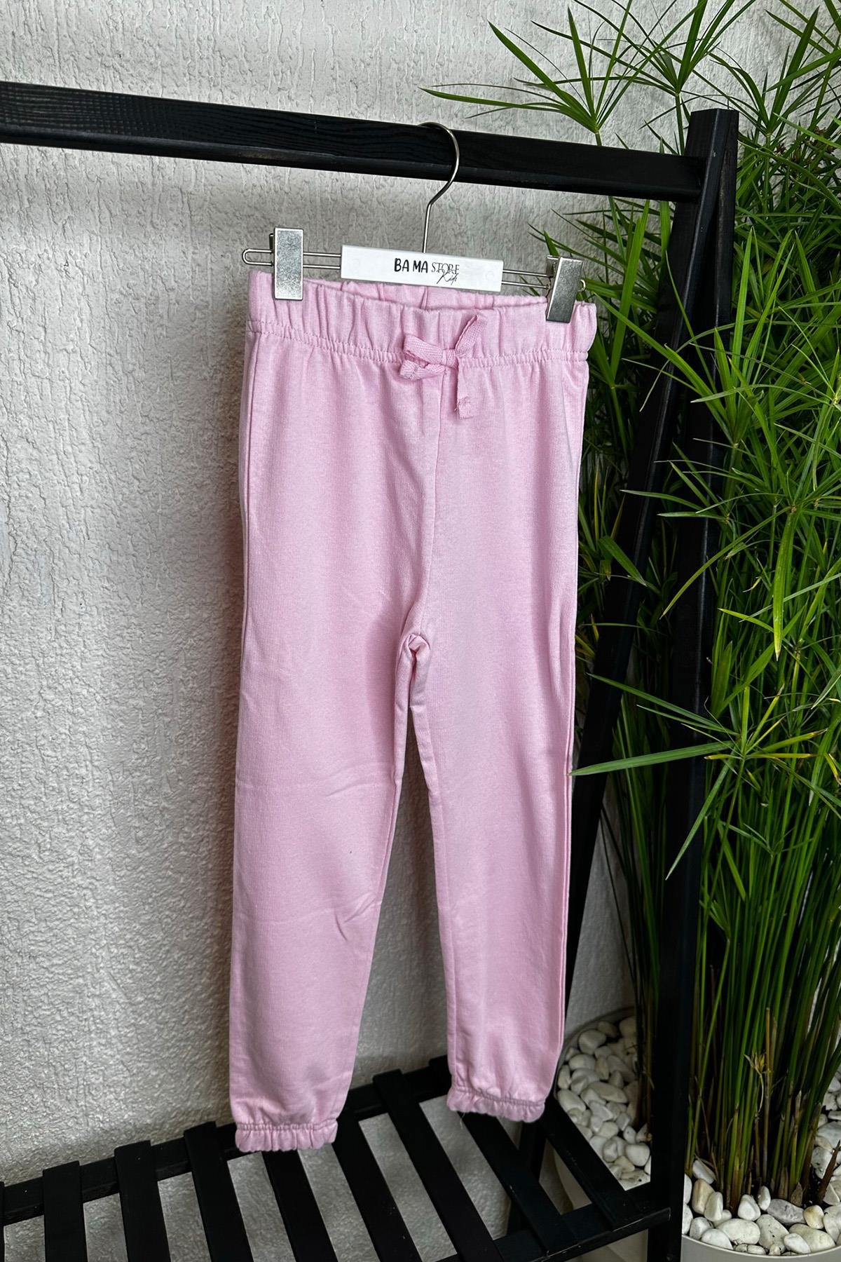 Alt Eşofman Açık Pembe