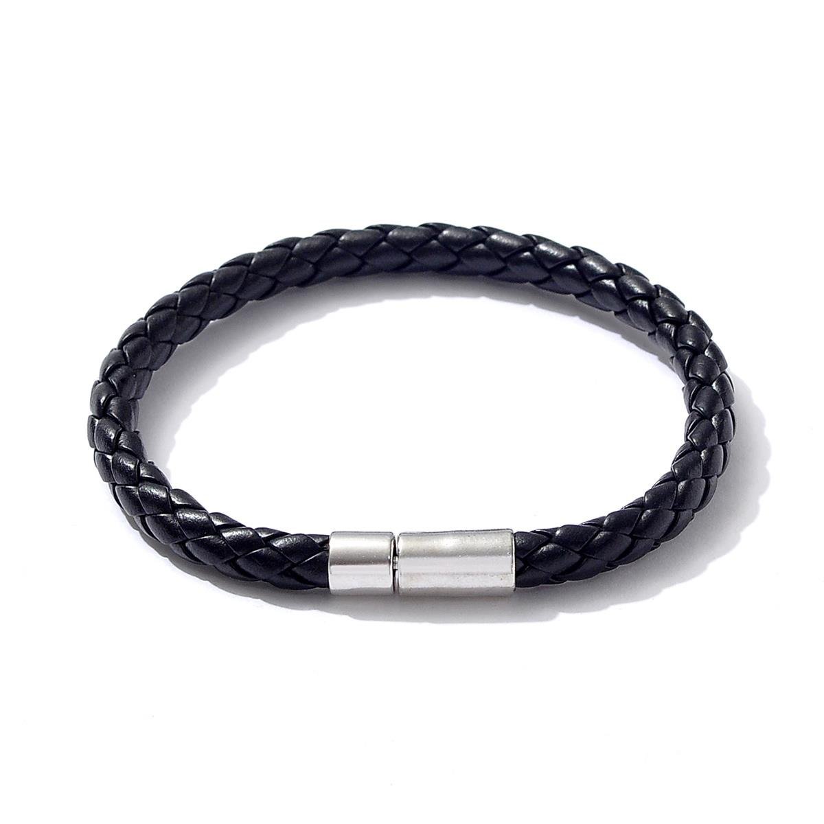 1 Parça Minimalist Erkek Pu Deri Bileklik