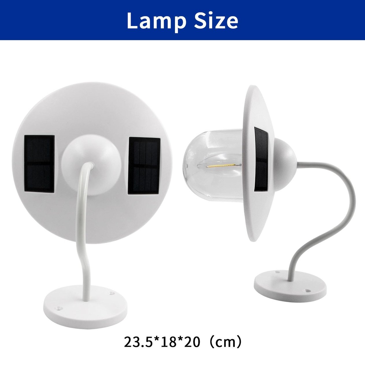 2 Parça Set Dış Mekan İçin Vintage Güneş Enerjili Led Duvar Lambası