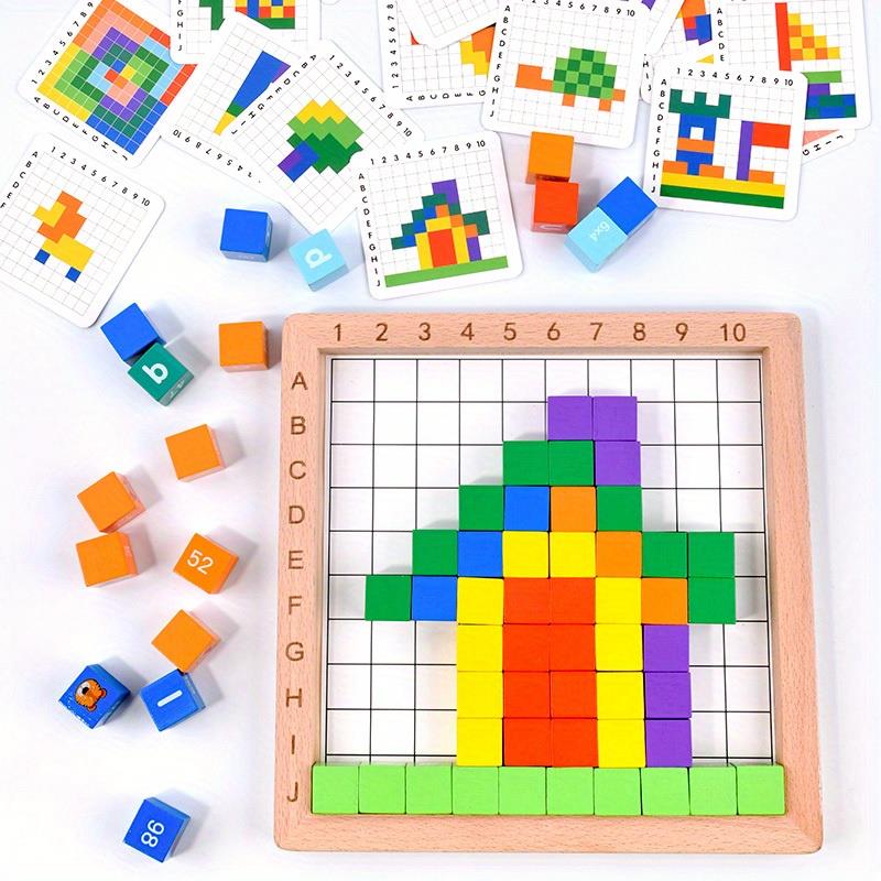 3 - 6 Yaş Arası Yaratıcı Oyun Montessori Bloklar: Mantık Matematik Ve Öğrenme İçin Eğitici Oyuncak