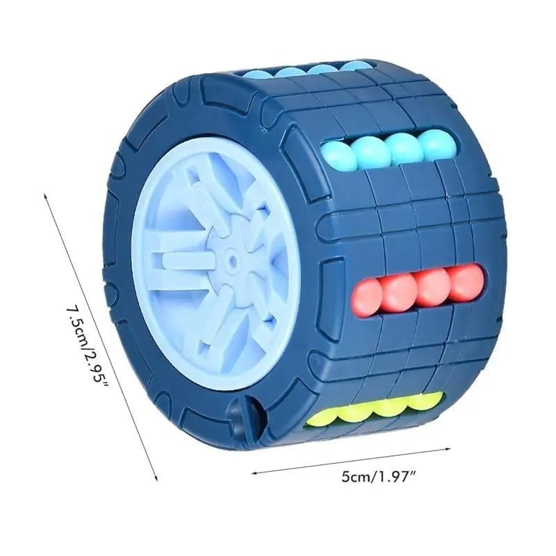 3D silindir küp oyuncak büyülü fasulye Gyro döndür slayt yap boz oyunlari stres rahatlatmak çocuk egitim Montessori bebek oyuncaklari 