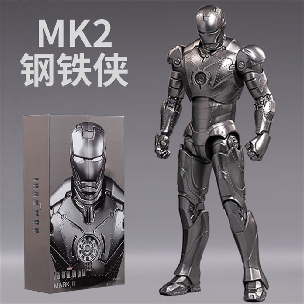 3D Yapboz Gümüş Metal Robot Modeli Oyuncak