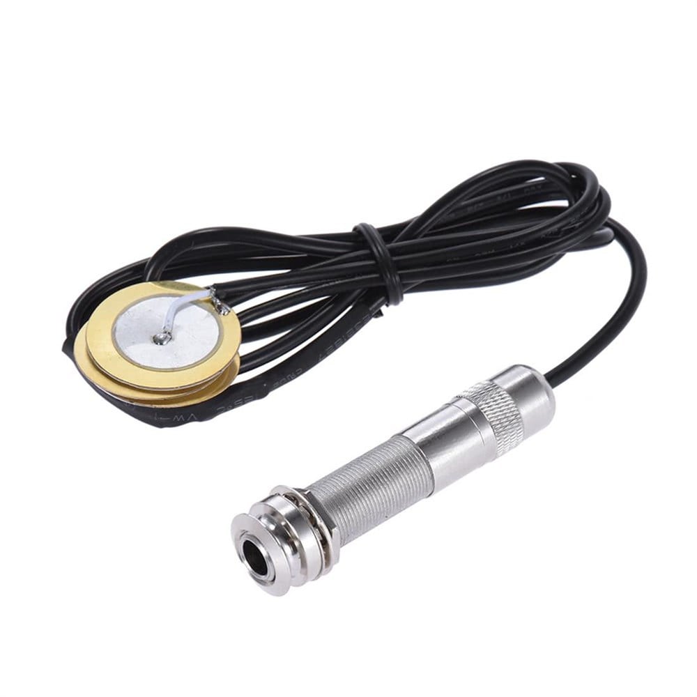 Akustik Yaylı Enstrüman Piezo Pick-Up 3 Başlıklı Dönüştürücü 6.35mm Jak