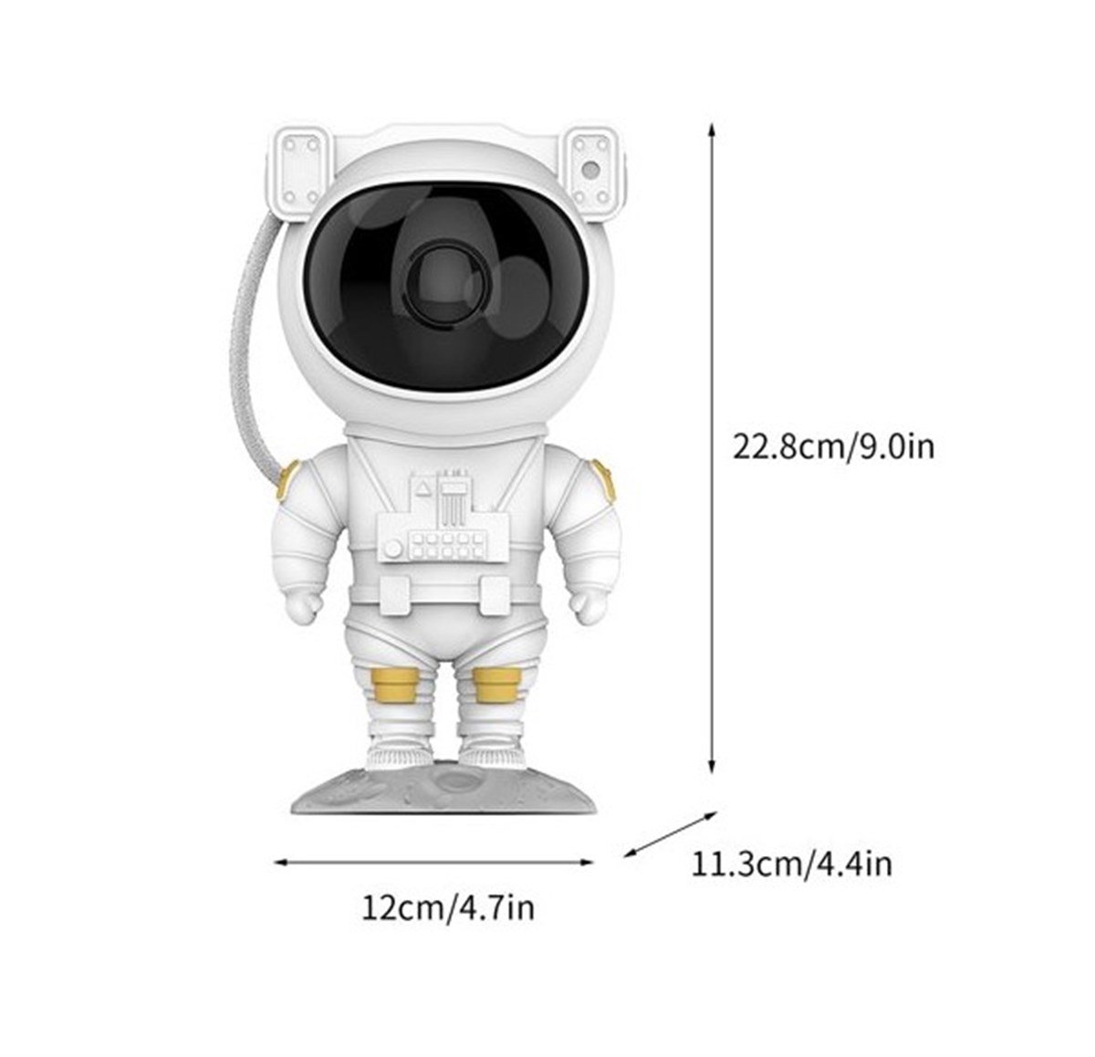 Astronot Yıldız Projeksiyon Lambası
