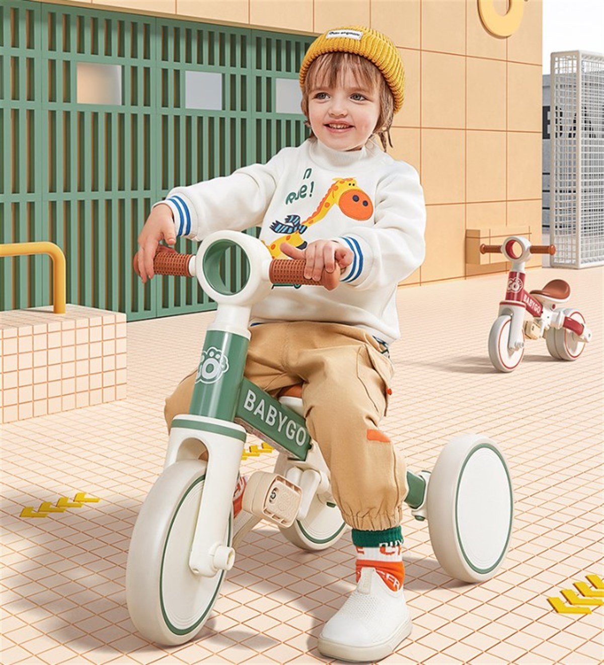 Babygo Çocuk Üç Tekerlekli Bisikleti
