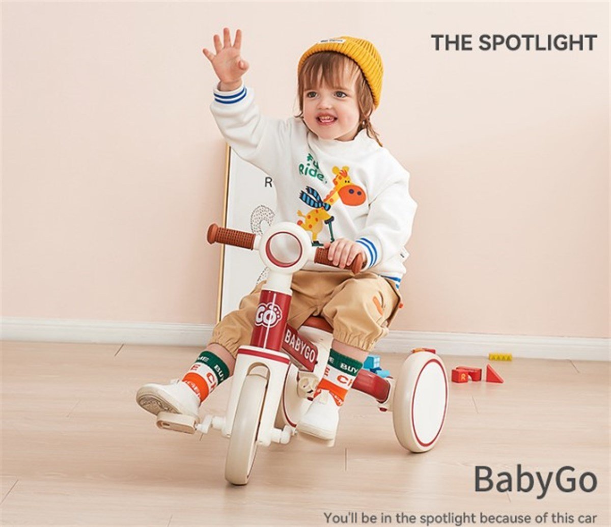 Babygo Çocuk Üç Tekerlekli Bisikleti