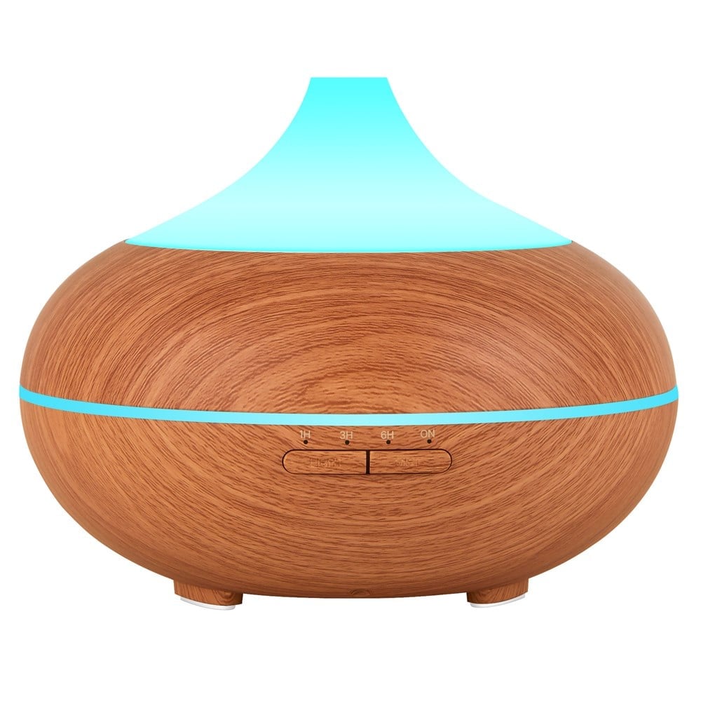 GX Diffuser GX-02K Ultrasonik Aroma Uçucu Yağ Difüzörü Nemlendirici Ahşap Renk