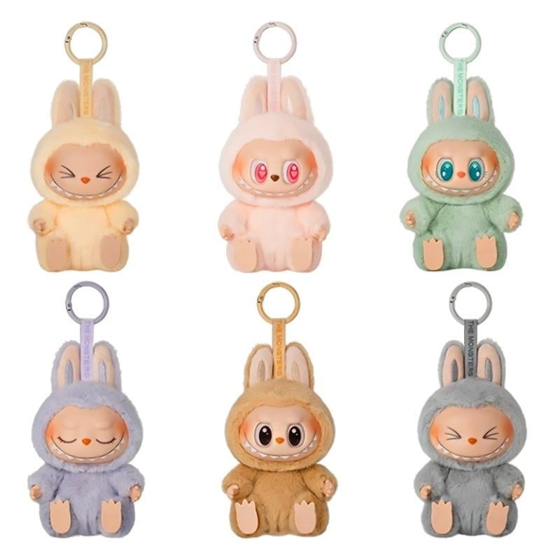 Labubu Blind Box Have A Seat ve Canavar Macaron Labubu Serisi Peluş Oyuncak Anahtarlık