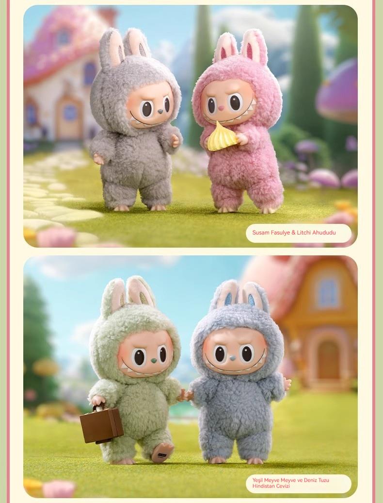 Labubu Blind Box Have A Seat ve Canavar Macaron Labubu Serisi Peluş Oyuncak Anahtarlık