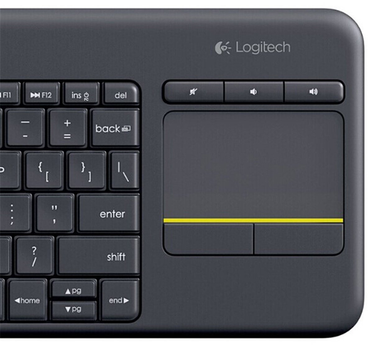 Logitech K400 Plus 2.4 Ghz Kablosuz Dokunmatik Klavye