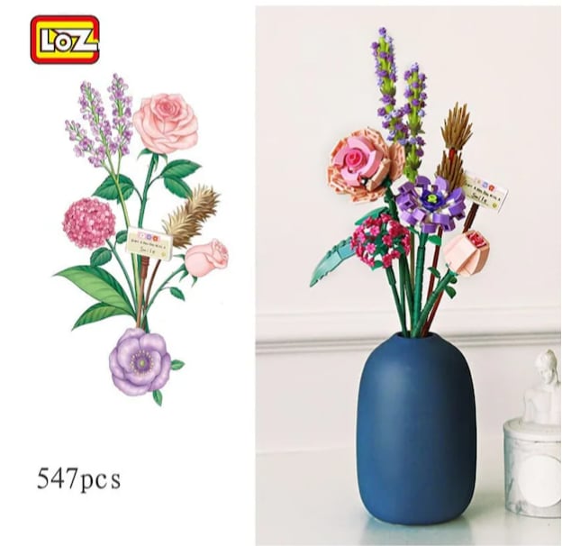 LOZ Mini Ebedi Çiçekler Yapı Blokları-1657