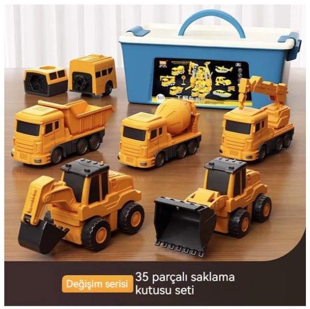 Manyetik Montajlı Dönüşen Robot Çocuk Oyuncakları
