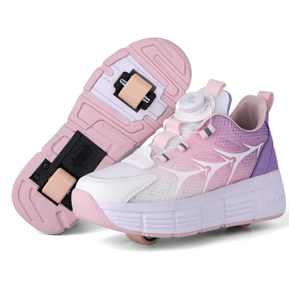 Retro Paten Sneaker'lar - Çok Yönlü, Dış Mekan & Sokak Giyimi için Çıkarılabilir Tekerlekler, Rahat, Her Mevsim