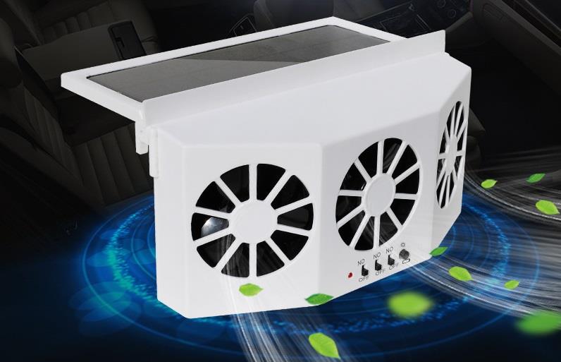 Solar Enerji ile Şarj Edilebilen Araba Fanı