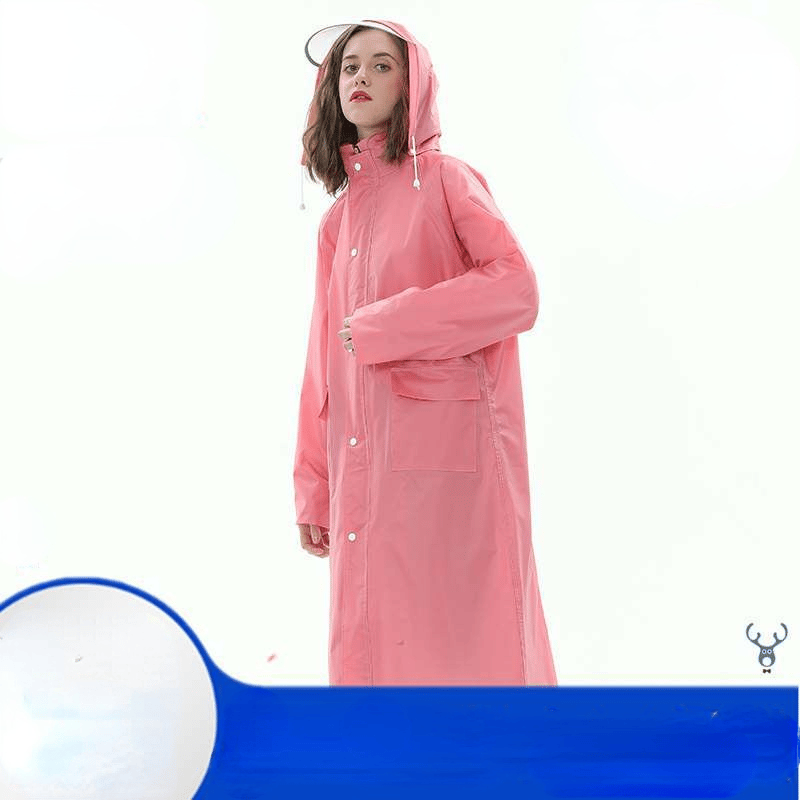 Sw Future Raincoat Kadın Kapüşonlu Seyahat Aşınmaya Dayanıklı Yağmurluk