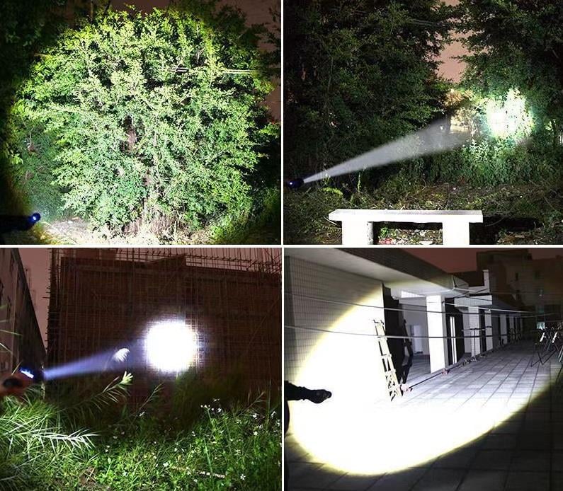 TCHERCHI Güçlü Dört Çekirdekli Özel Kuvvetler El Feneri
