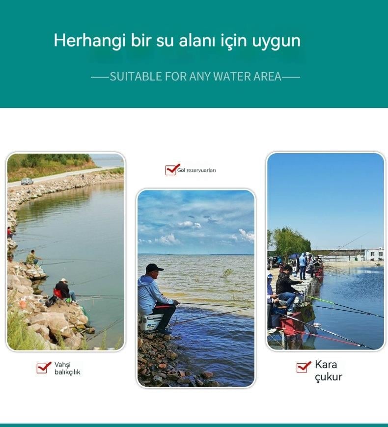Tcherchi Karbon Olta Kamışı 8H19 Road Fishing Ayarlanabilir, Ultra Hafif ve Sert Uzun Balık Oltası