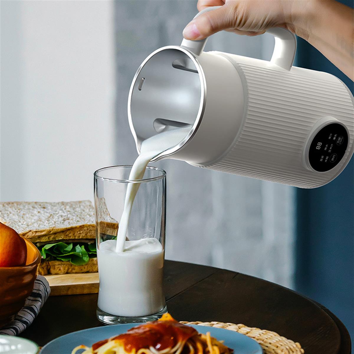 Tcherchi Led Ekran Multifonksiyon Soya Sütü Yapma Makinesi 