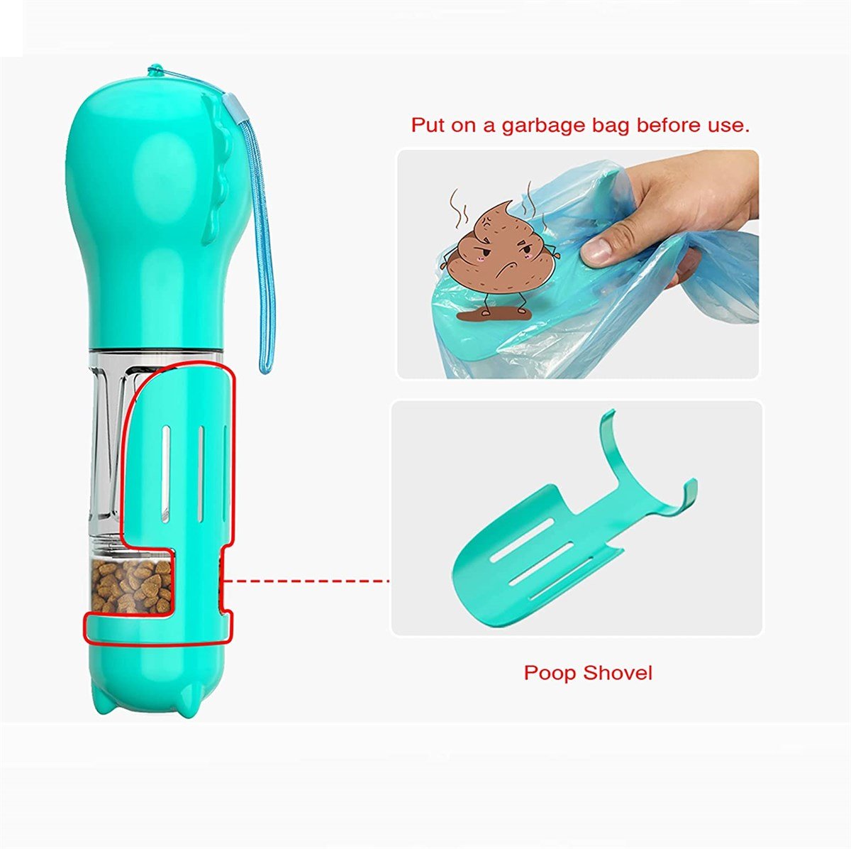 Tcherchi Pet Çok Fonksiyonlu Su Bardağı