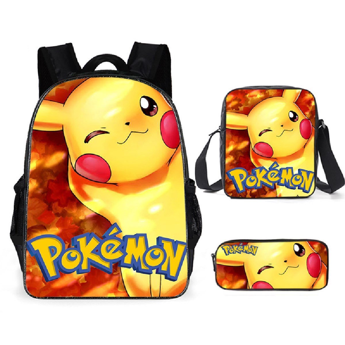 Tcherchi Pokemon Tasarım Okul Çanta Seti